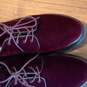 Stuart Weitzman Dark Red Platform Shoes